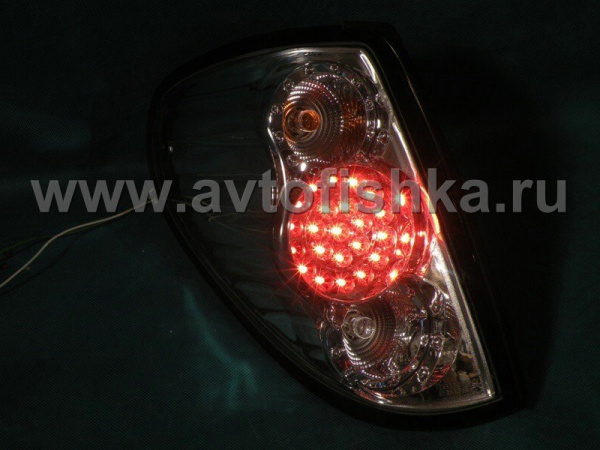 Mitsubishi L200 Triton фонари задние светодиодные тонированные, комплект 2 шт.