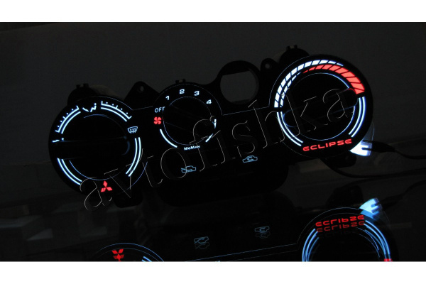 Mitsubishi Eclipse 2G светодиодные шкалы (циферблаты) на климат