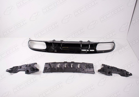 Mercedes-Benz C-Klasse W205 Coupe рестайлинг 2018 - н.в. Диффузор заднего бампера 6.3S AMG