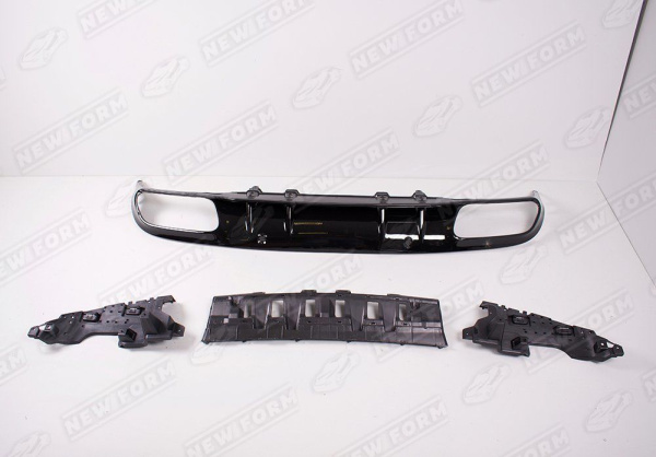 Mercedes-Benz C-Klasse W205 Coupe рестайлинг 2018 - н.в. Диффузор заднего бампера 6.3S AMG