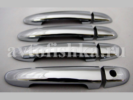 Mazda CX-5 (2011-), Mazda 2, 3, 6 накладки на ручки дверей из нержавеющей стали, 4 шт.