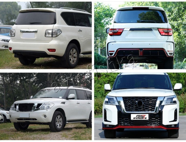 Nissan Patrol Y62 (10 - 17) рестайлинг комплект с обвесом NISMO 2020