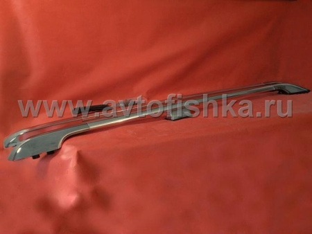 Toyota Land Cruiser 200 (08-/12-/15-) рейлинги продольные на крышу, алюминиевые хромированные, комплект.