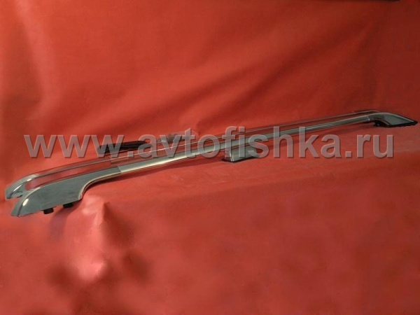 Toyota Land Cruiser 200 (08-/12-/15-) рейлинги продольные на крышу, алюминиевые хромированные, комплект.