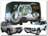 Land Rover Discovery I (89-98) фары передние черные, с подфарными планками, оригинал, комплект 2 шт.