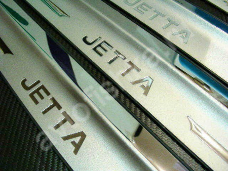 Volkswagen Jetta (2006-) накладки на пороги из нержавеющей стали, 4 шт.