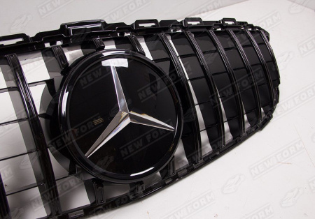 Mercedes-Benz C-Klasse W205 2014 - 2018 Решетка радиатора Panamerica черная