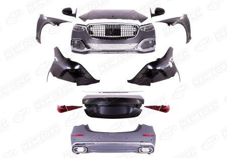 Mercedes-Benz S-Klasse W221 2005 - 2009 Комплект полного рестайлинга в версию W223