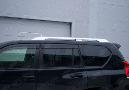 Toyota Land Cruiser Prado LC 150 (2 рестайлинг) 2017 - н.в. Рейлинги на крышу серебро