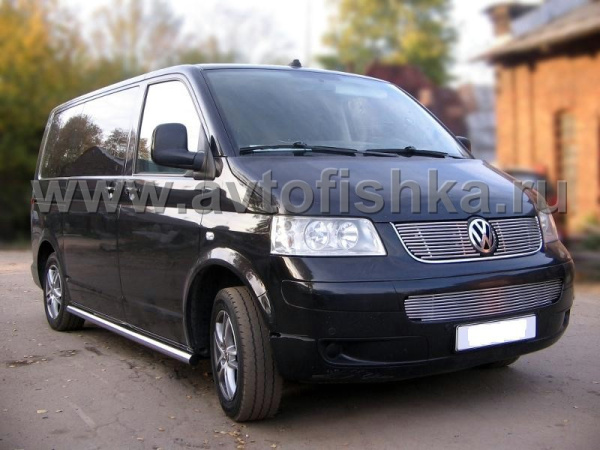 Volkswagen T5 Multivan, Transporter (03-09) накладка на решетку радиатора