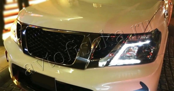 Nissan Patrol Y62 (10-17) передние линзовые фары NISMO