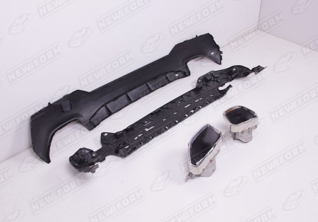 BMW 4 серия G22/G23 2020 - н.в. Диффузор с насадками M440i хром