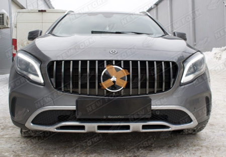 Mercedes-Benz GLA-Klasse X156 рестайлинг 2017 - н.в. Решетка радиатора AMG GT хром