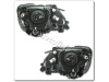 Lexus RX300 (97-03) фары передние линзовые хромированные, со светящимися ободками, комплект 2 шт.