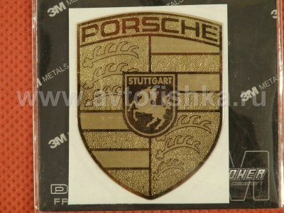 Porsche, наклейка с логотипом Porsche