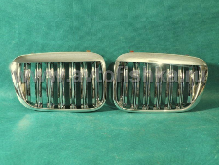 BMW 3 E46 (01-05) решетка радиатора хромированная, дизайн X5