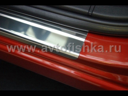 Mercedes W164 ML (05-) накладки на пороги передних и задних дверных проемов, нержавеющая сталь