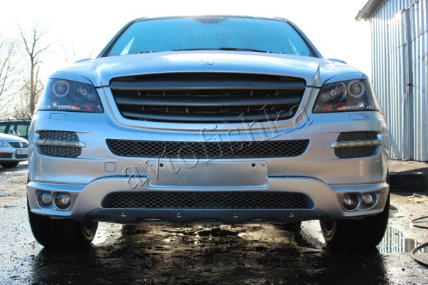 Mercedes M-Klasse W164 (05-08) Решетка радиатора Brabus On Road (до рест.)