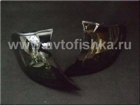 BMW 3 E46 (01-04) 4 дв. поворотники передние тонированные, комплект 2 шт.