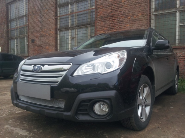 Subaru Outback (14–) Защита радиатора Premium, хром