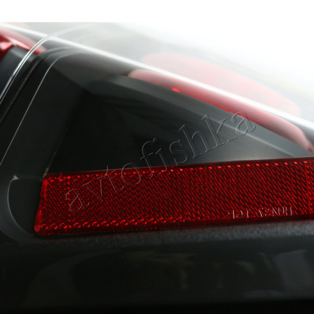 Dodge Caliber (06-12) фонари (стопы) задние черные, комплект 2 шт.