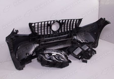 Mercedes-Benz GL-Klasse X166 2012 - 2016 Комплект полной внешней переделки автомобиля Mercedes GL X166 в Mercedes GLS X166.