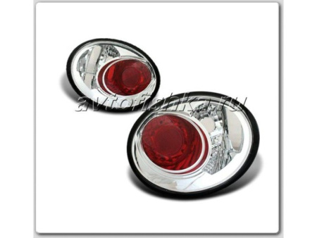 Volkswagen New Beetle (98-05) фонари задние хромированные, дизайн Altezza, комплект 2 шт.