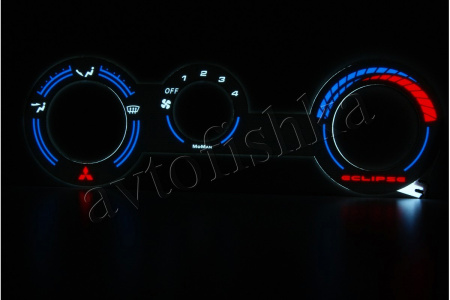 Mitsubishi Eclipse 2G светодиодные шкалы (циферблаты) на климат