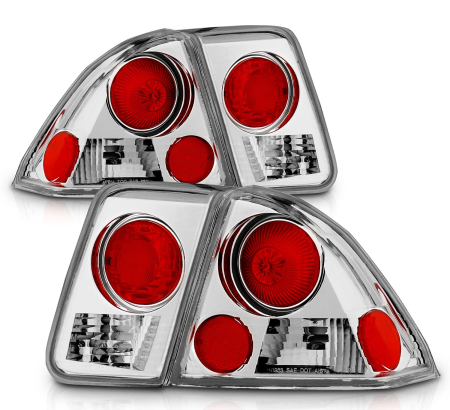 Honda Civic (00-03) седан фонари (стопы) задние хромированные