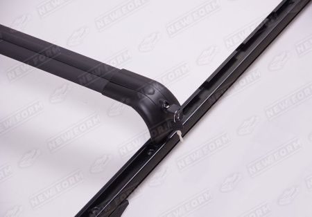 Land Rover Discovery 4 поколение (рестайлинг) 2013 - 2016 Комплект рейлинги и поперечины для Land Rover Discovery 4 рестайлинг черные