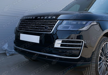 Land Rover Range Rover 4 поколение (рестайлинг) 2017 - 2022 Решетка радиатора дизайн 2023 года серебро
