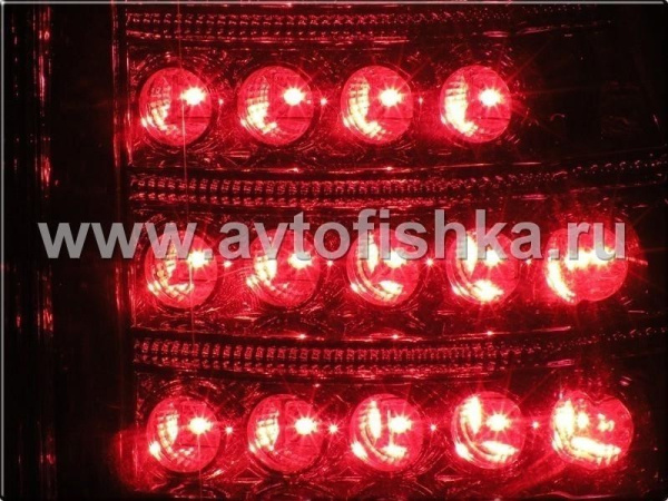 Toyota Land Cruiser Prado 120 (02-) фонари задние светодиодные красно-тонированные, комплект 2 шт.