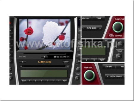 Lexus ES350 автомагнитола, штатное головное устройство с GPS навигацией