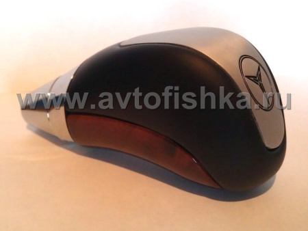 Mercedes, рукоятка рычага переключения коробки передач пластик-дерево с логотипом "Mercedes" W210 W463 W208 R170 R129 W140 W220 W163