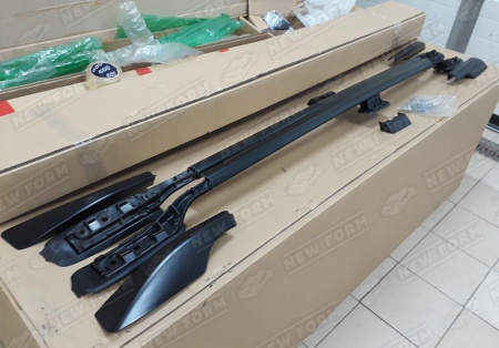 Toyota Land Cruiser LC 200 (2 рестайлинг) 2015 - н.в. Рейлинги черные