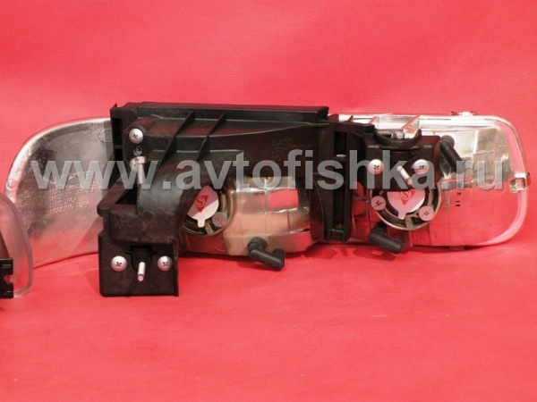 Chevrolet Tahoe, Suburban (99-06) фары передние черные, комплект 2 шт.