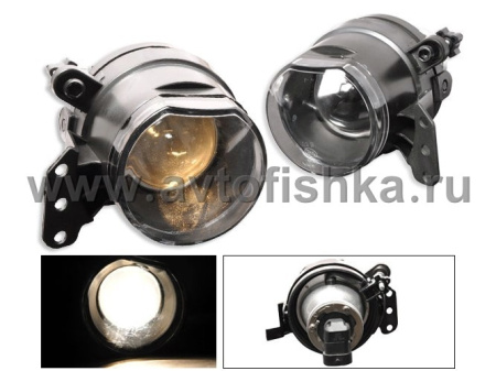 BMW 3 E90 (05-08) фары противотуманные линзовые, M-technik, комплект 2 шт.