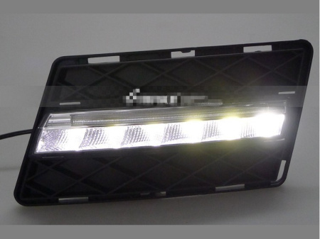 Mercedes GLK X204 дневные ходовые огни DRL переднего бампера, комплект 2 шт.