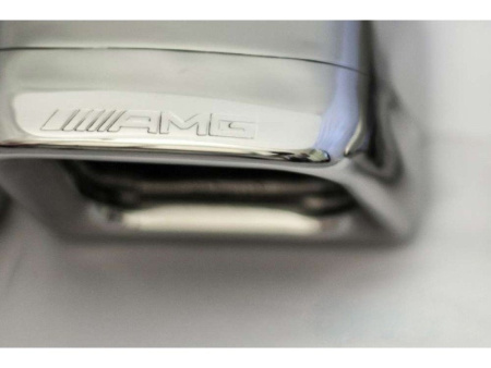 Насадки на выпускные трубы для Mercedes W204, W212, W221 с логотипом AMG