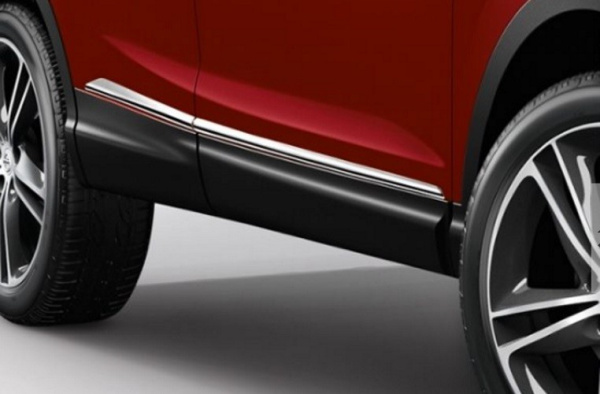 Nissan Qashqai (14–) Молдинги на двери, 4 части, ABS хром.