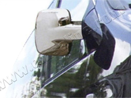 Mercedes Vito W638 (99-04) накладки на боковые зеркала хромированные, пластиковые, комплект 2 шт.