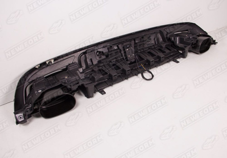 Mercedes-Benz C-Klasse W205 рестайлинг 2018 - 2021 Диффузор заднего бампера с насадками Brabus