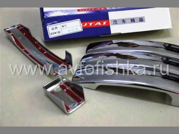 Land Rover Freelander 2 (07-) пластиковые хромированные накладки на дверные ручки.