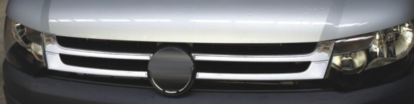 Volkswagen Накладки на решетку радиатора, нерж., 4 части