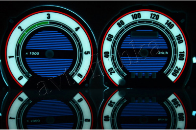 Ford Transit светодиодные шкалы (циферблаты) на панель приборов