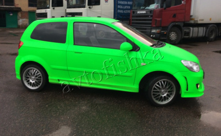 Hyundai Getz (02-11) Накладки на пороги