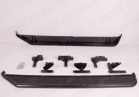 Land Rover Discovery 4 поколение (рестайлинг) 2013 - 2016 штатные пороги внешние черные