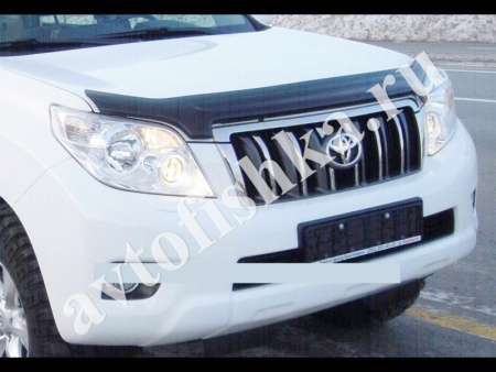 Дефлектор капота темный Toyota Land Cruiser Prado 150 2009-2013