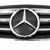 Mercedes C-class W203 (01-07) 4 дв. седан решетка радиатора черная, дизайн Big Star "Авангард" (Avangard).