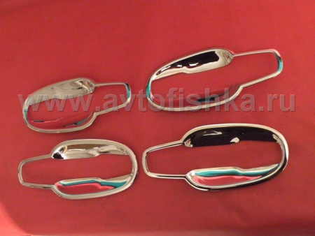 Toyota Land Cruiser 200, Lexus LX570 (08-) накладки под ручки дверей хромированные, комплект 8 шт.